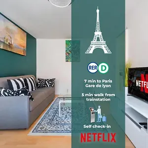 Appartement F2 Paris 12eme - Gare De Lyon - Orly Alfortville